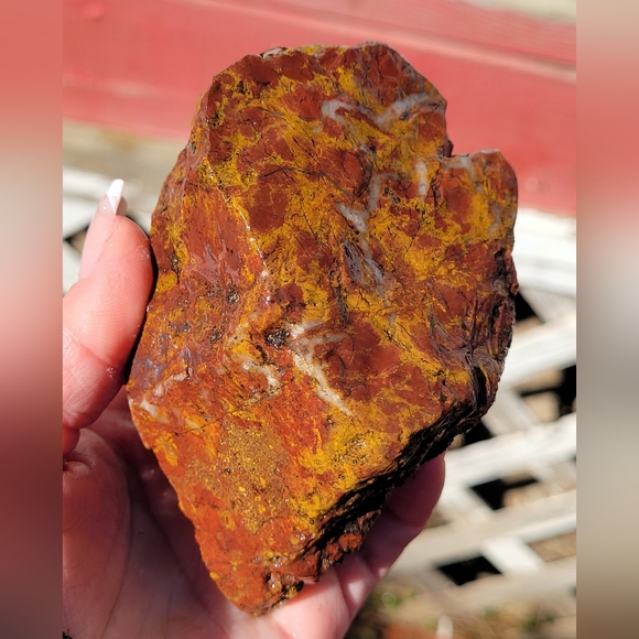 Natural Rough Jasper Stone - Picture 4 of 8